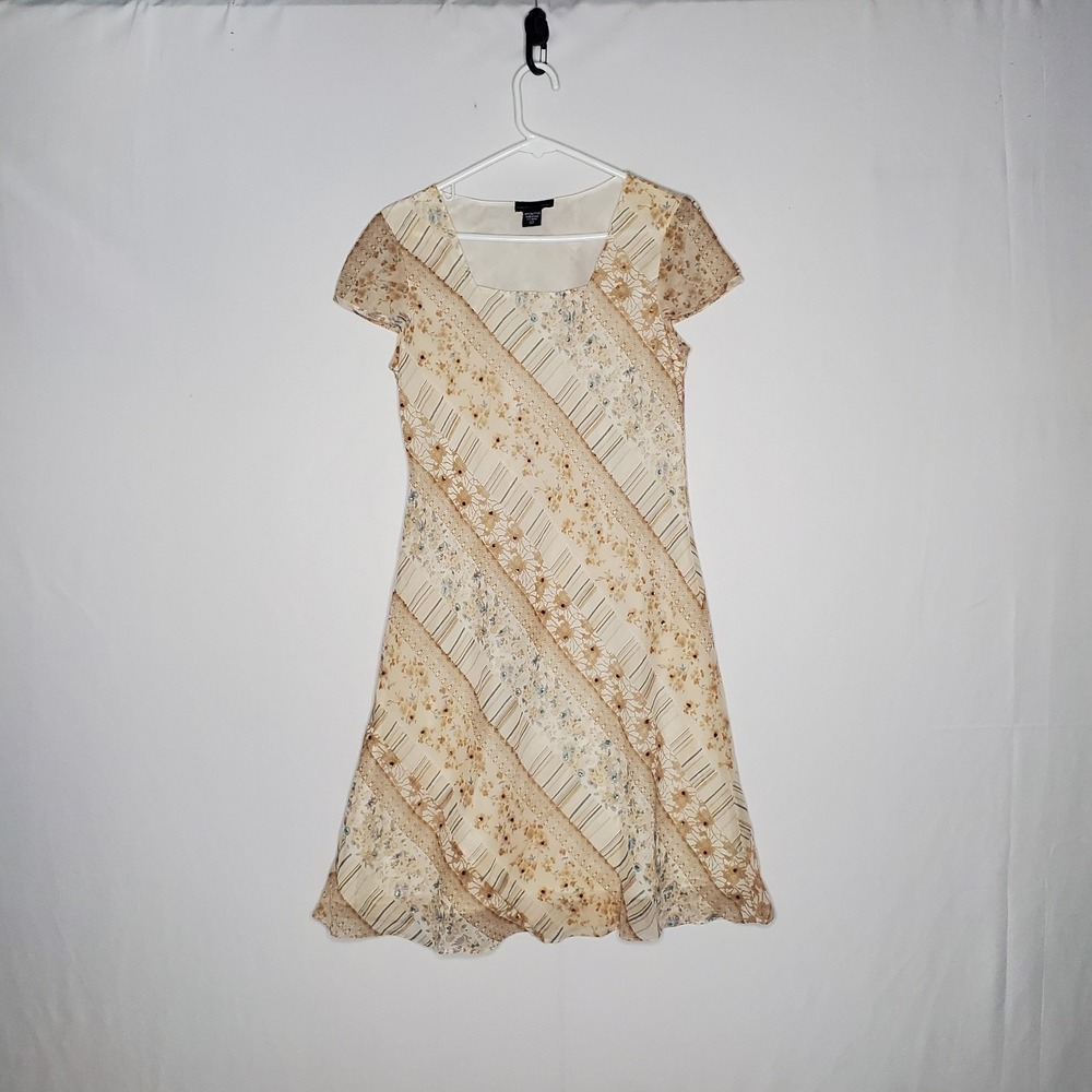 American Angel Sequin Slip Dress Large Paisley Floral Cottagecore Farmhouse...
